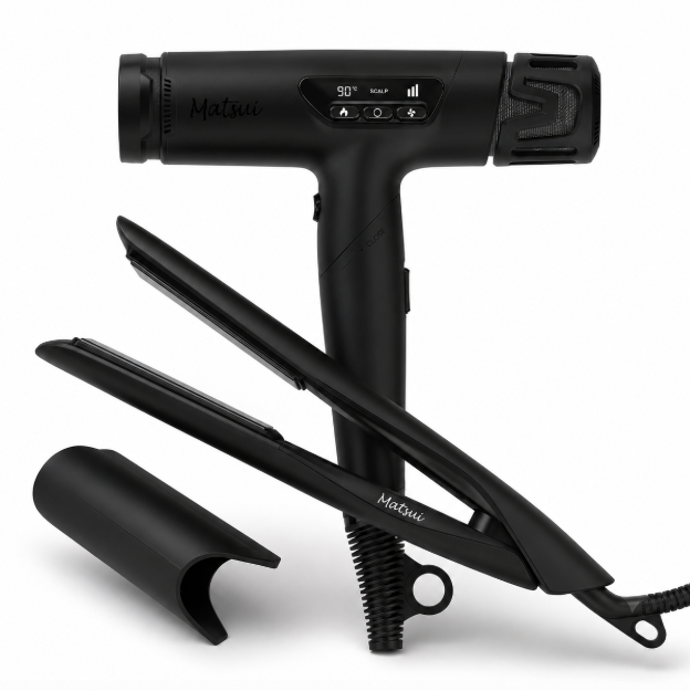 Professional Hair Straightener & Dryer Combo