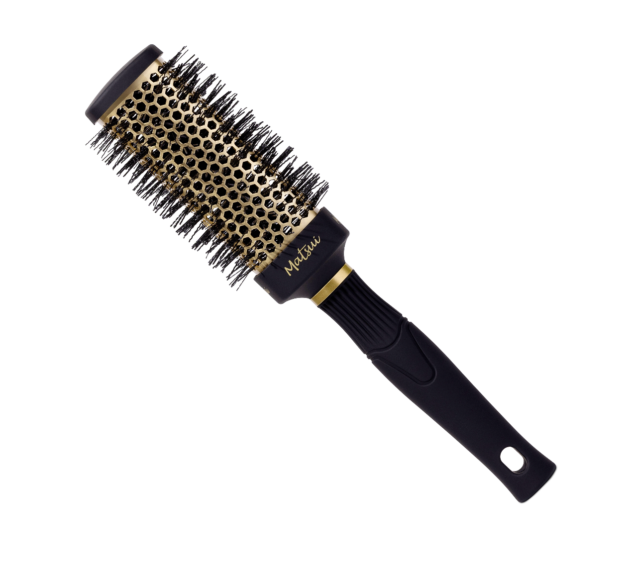Square Ceramic Ionic Hair Brush Gold