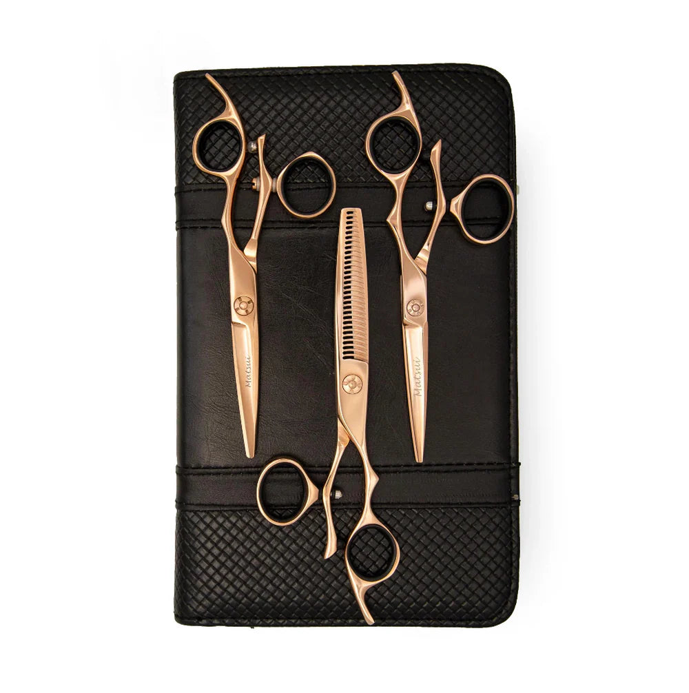Matsui Rose Gold Swivel Scissors