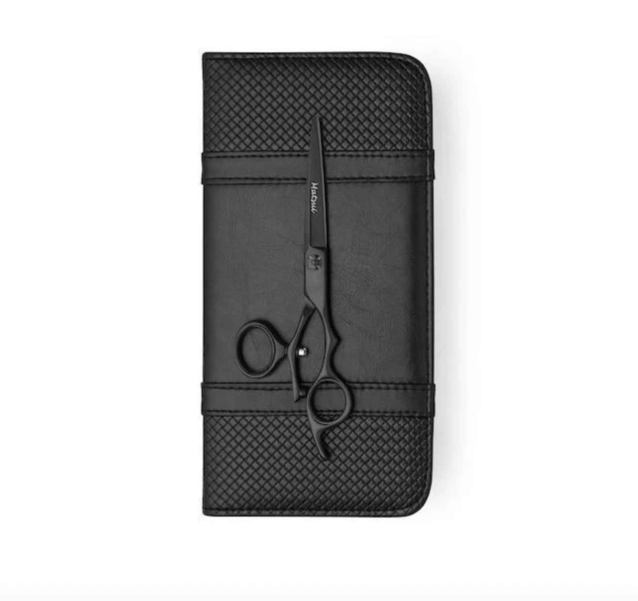 Premium Matsui VG10 Matte Black Swivel Scissors