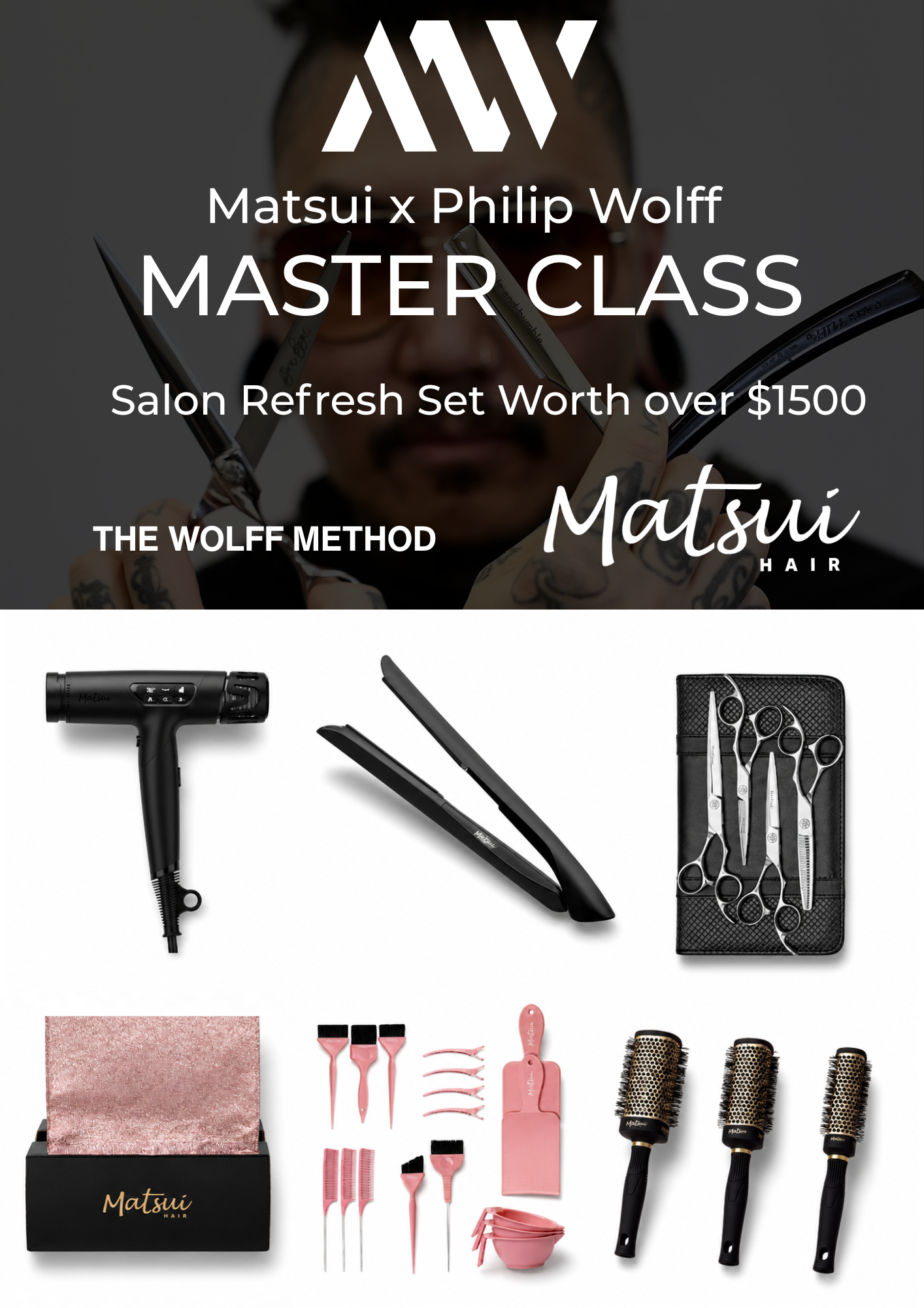 THE WOLFF METHOD: 2-DAY ADVANCED CUTTING EXPERIENCE HAIRDRESSING CLASS