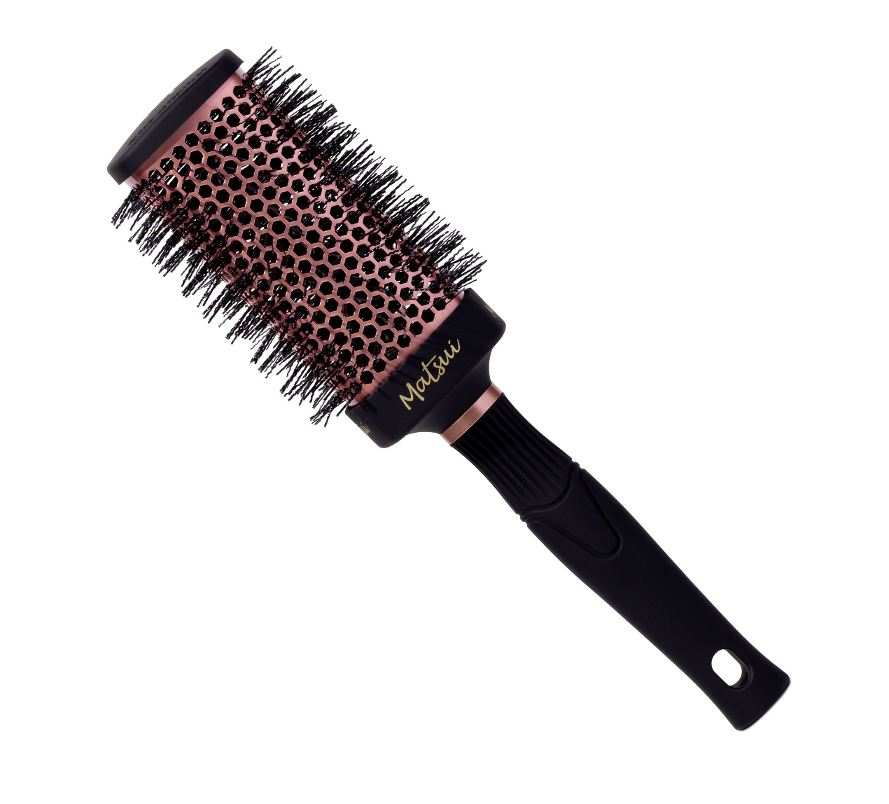 Square Ceramic Ionic Hair Brush - Rose Gold