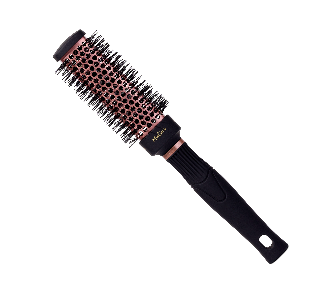 Square Ceramic Ionic Hair Brush - Rose Gold